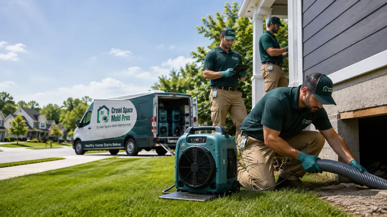 Crawl Space Mold Removal in Montezuma, KS